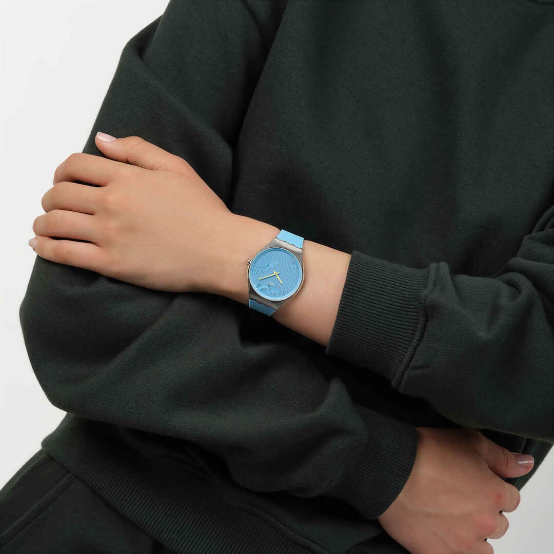 Life style view of product IRIDESCENTLY BLUE