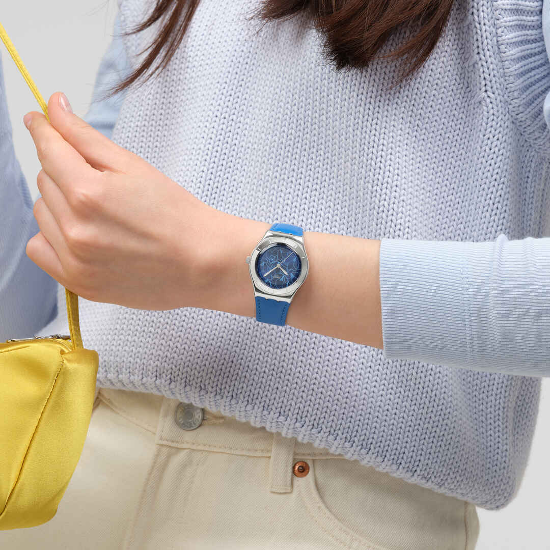 Life style view of product BLUE PETAL PROMISE