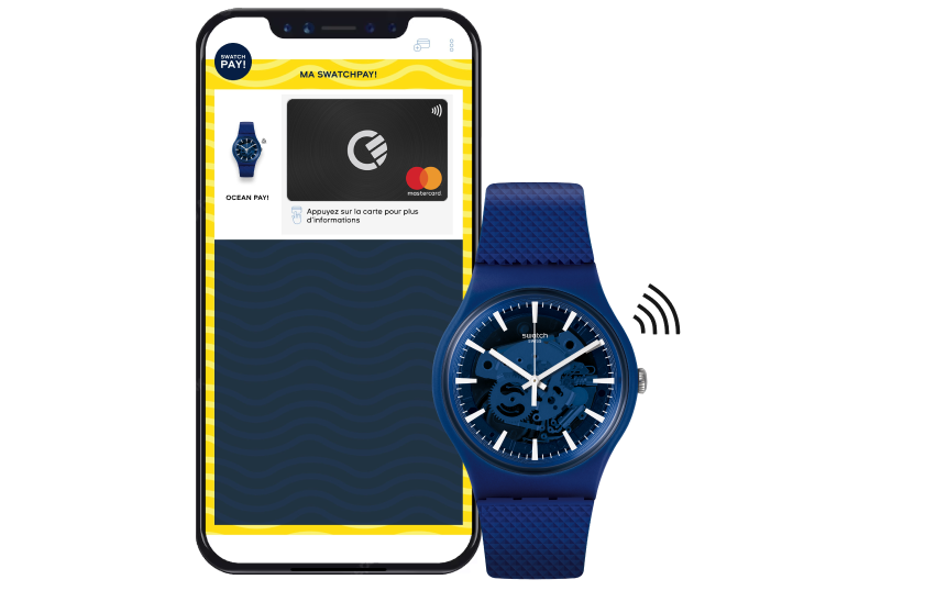 Curve card payment provider in Swatch Pay App
